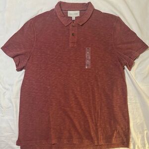 Sun + Stone Men's Regular-Fit Textured Polo Shirt XL  (Night Flower color)